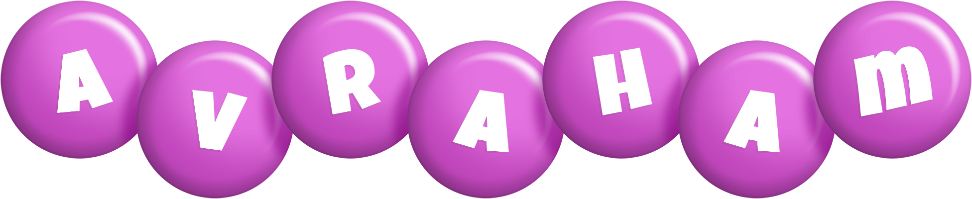 Avraham candy-purple logo