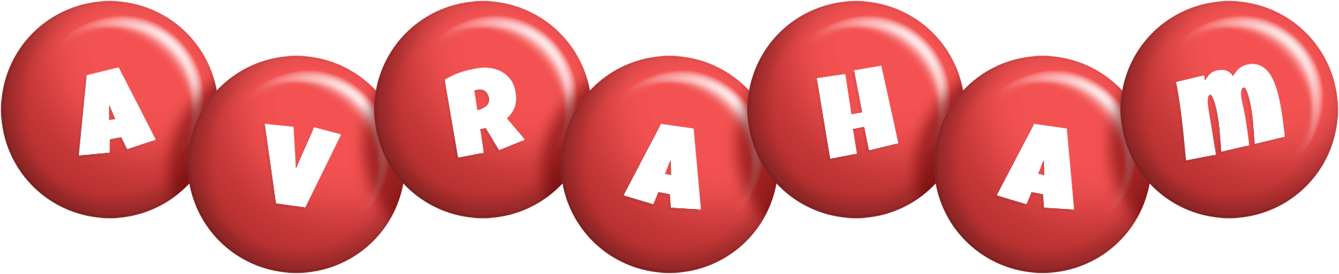 Avraham candy-red logo