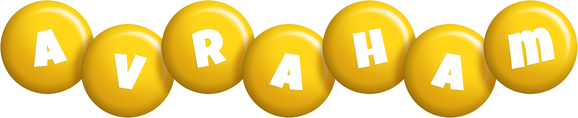 Avraham candy-yellow logo