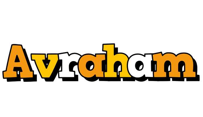 Avraham cartoon logo