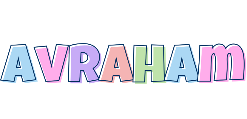 Avraham pastel logo