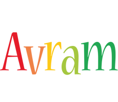 Avram birthday logo