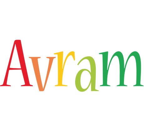 Avram birthday logo
