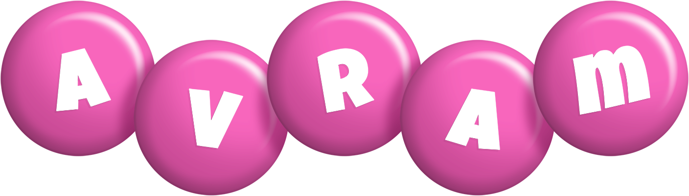 Avram candy-pink logo