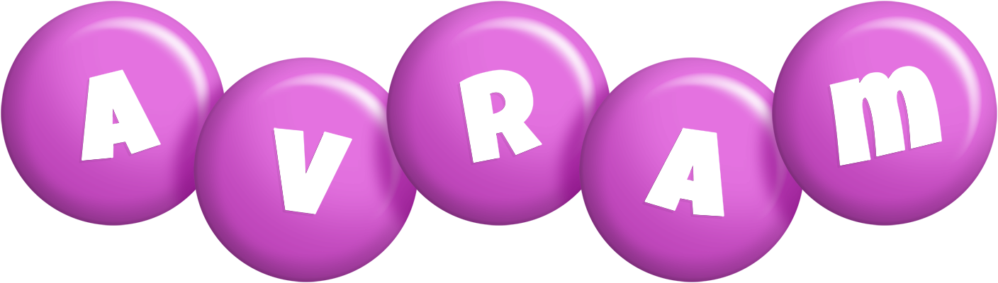 Avram candy-purple logo