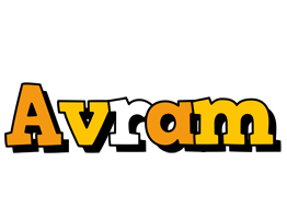 Avram cartoon logo