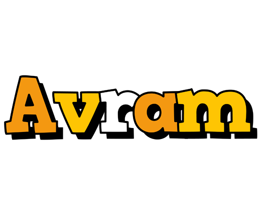 Avram cartoon logo