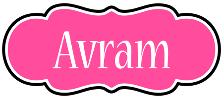 Avram invitation logo