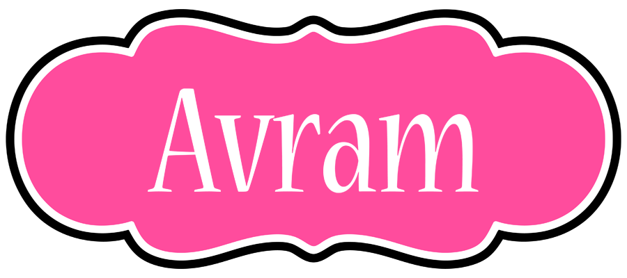 Avram invitation logo