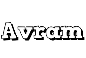 Avram snowing logo