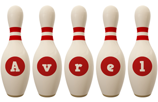 Avrel bowling-pin logo