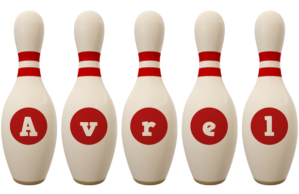 Avrel bowling-pin logo