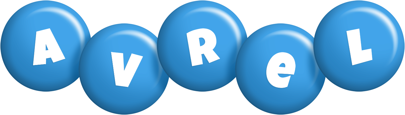 Avrel candy-blue logo