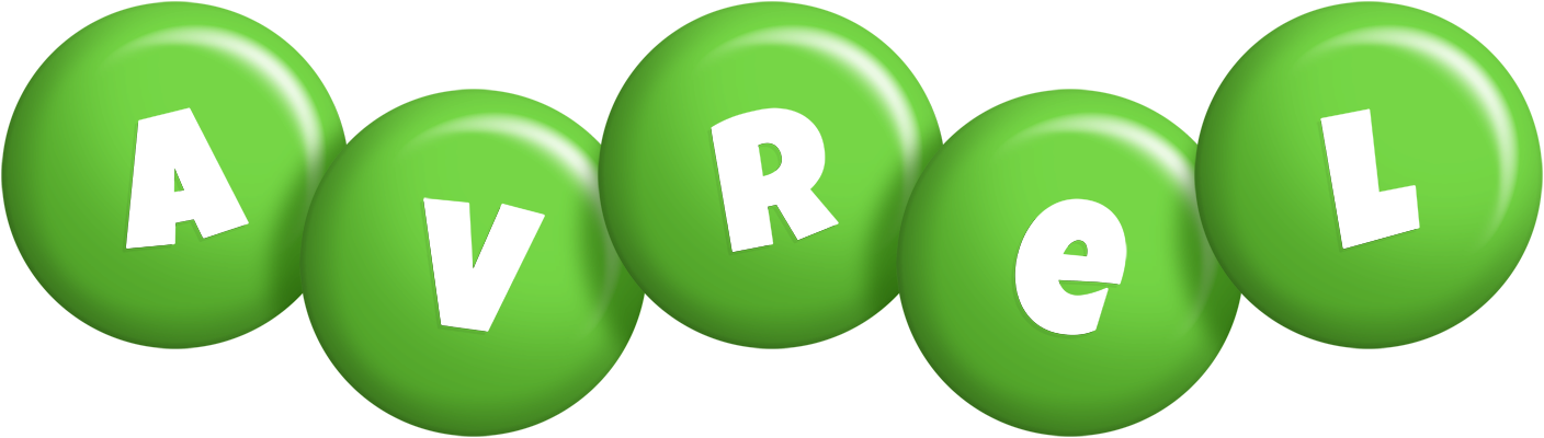 Avrel candy-green logo