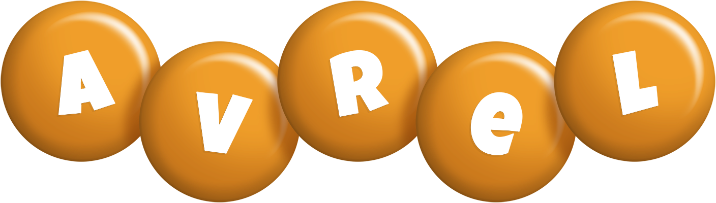 Avrel candy-orange logo