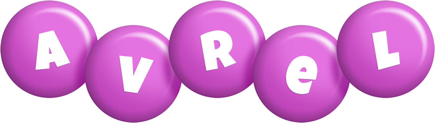 Avrel candy-purple logo