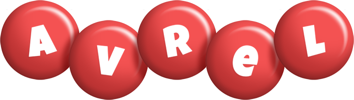 Avrel candy-red logo