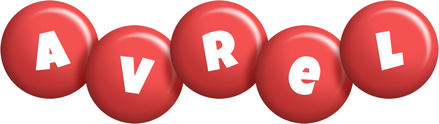 Avrel candy-red logo