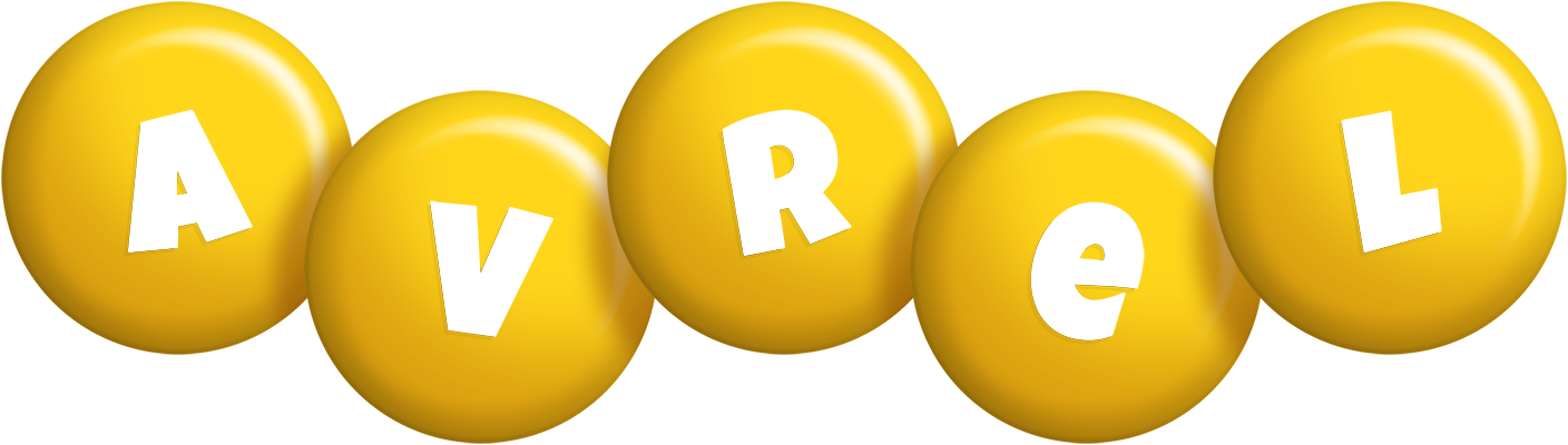 Avrel candy-yellow logo