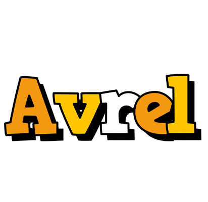 Avrel cartoon logo