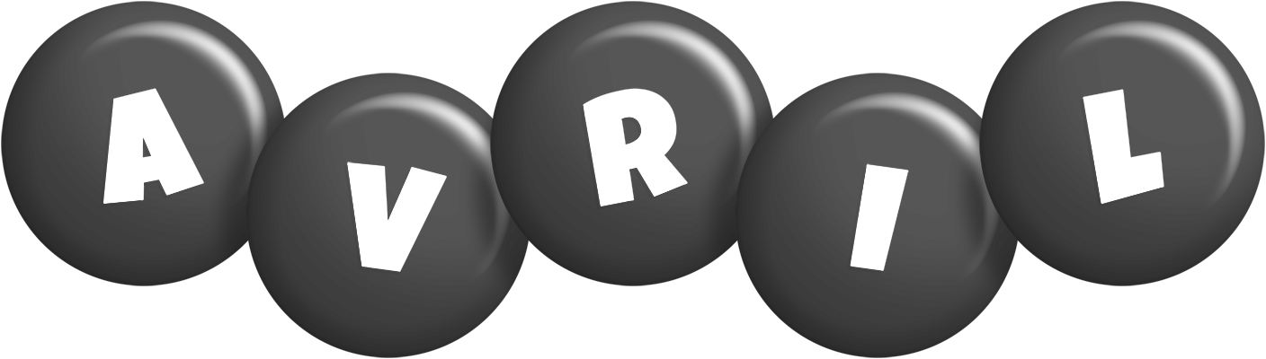 Avril candy-black logo