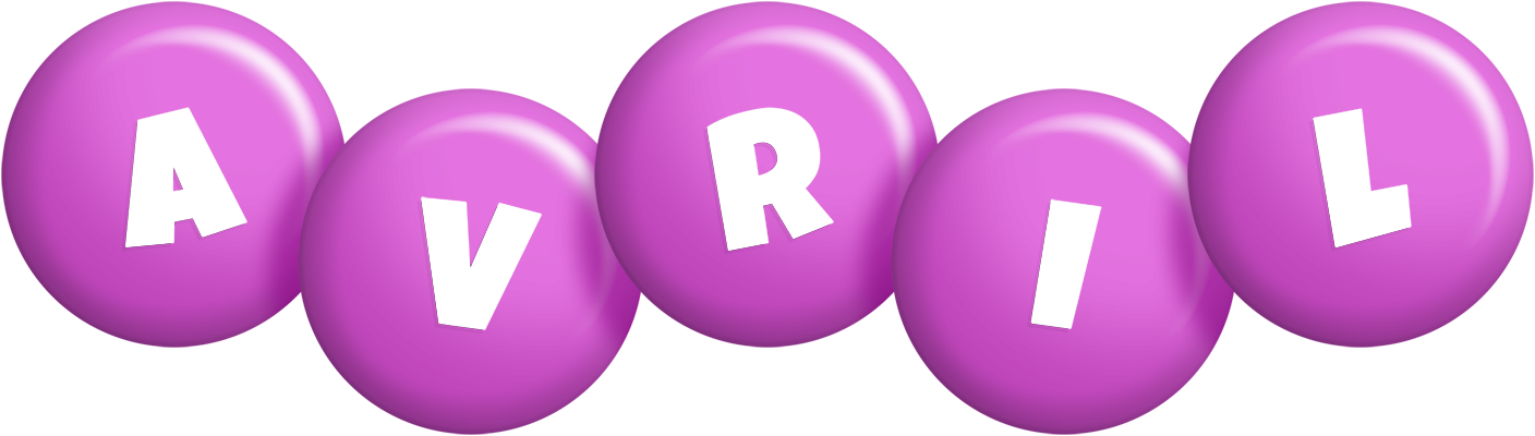 Avril candy-purple logo
