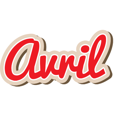Avril chocolate logo