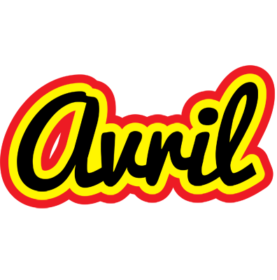 Avril flaming logo