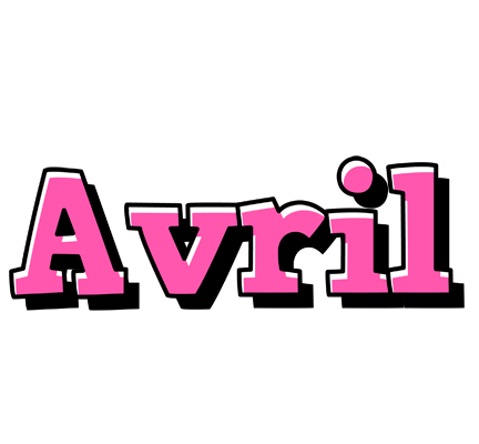 Avril girlish logo
