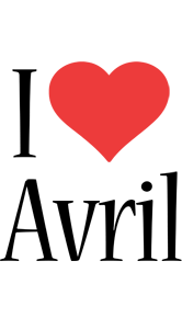 Avril i-love logo