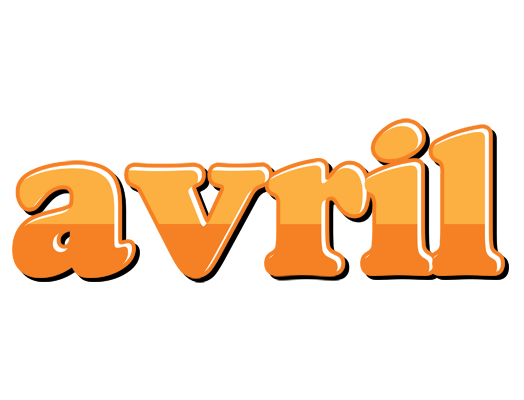 Avril orange logo