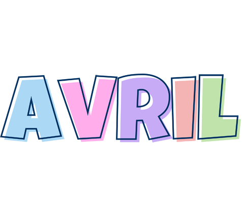 Avril pastel logo