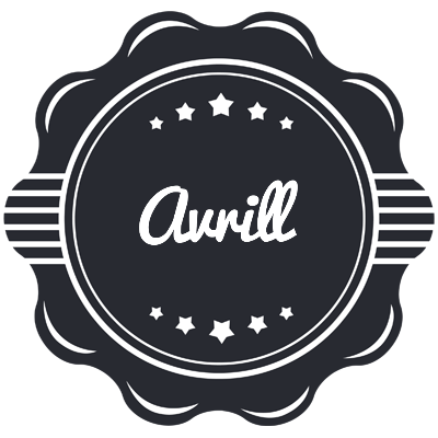 Avrill badge logo