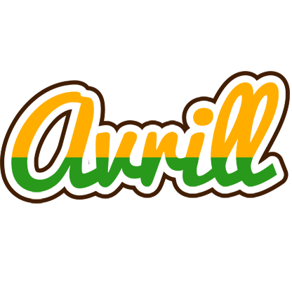 Avrill banana logo