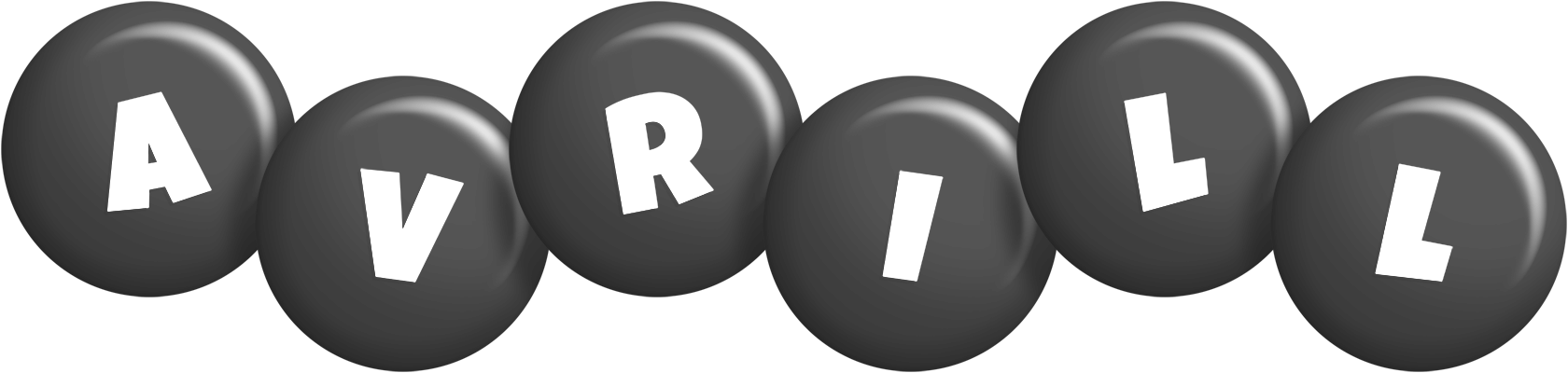 Avrill candy-black logo