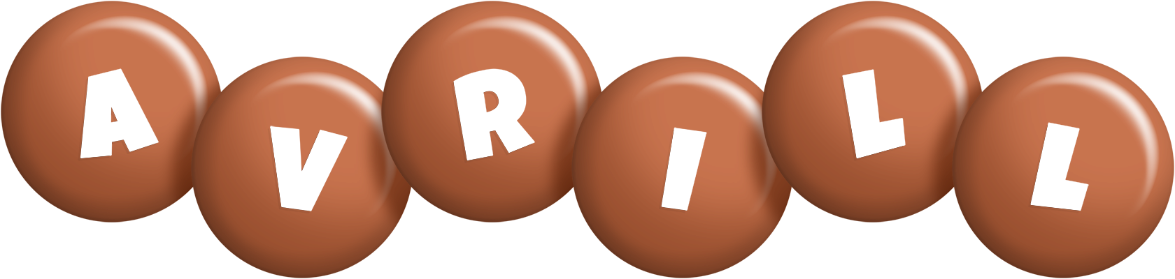 Avrill candy-brown logo