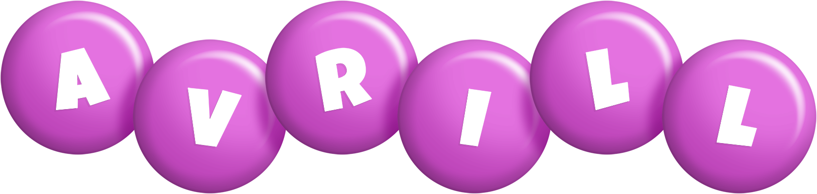 Avrill candy-purple logo