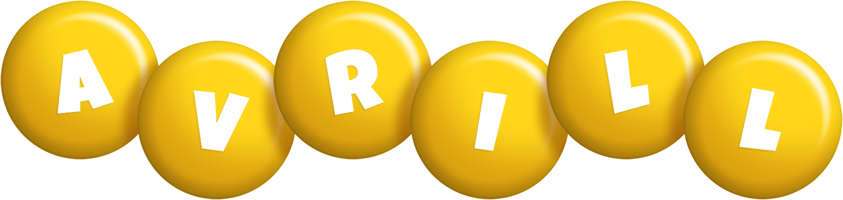 Avrill candy-yellow logo