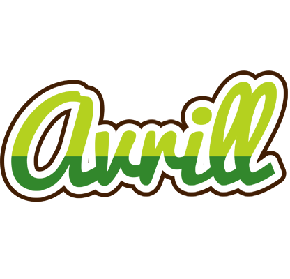 Avrill golfing logo