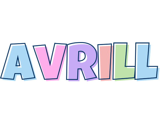 Avrill pastel logo