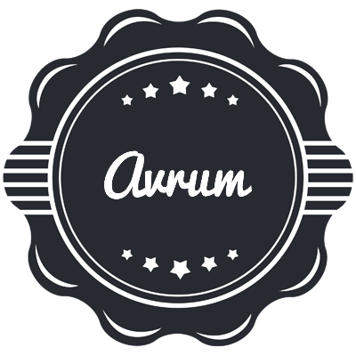 Avrum badge logo