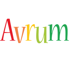 Avrum birthday logo