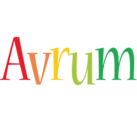 Avrum birthday logo