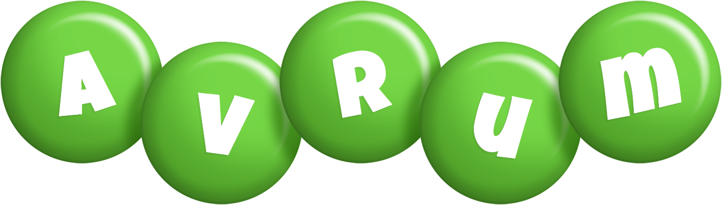 Avrum candy-green logo