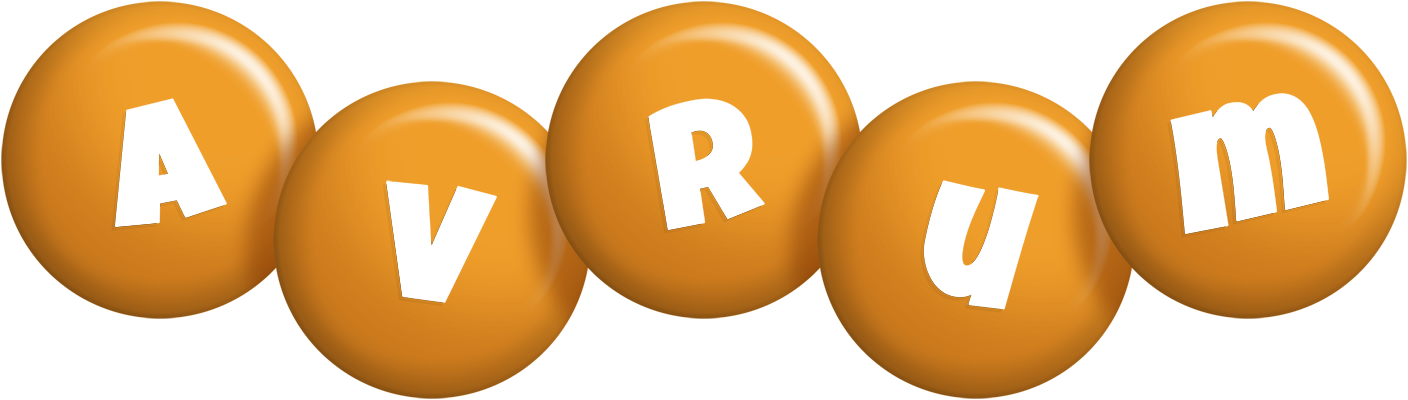 Avrum candy-orange logo