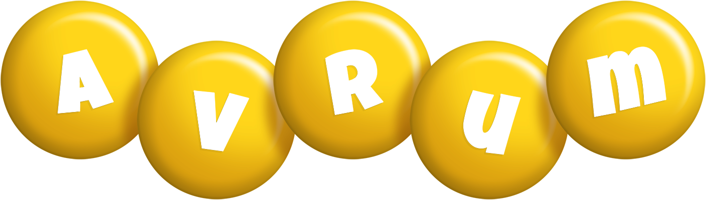 Avrum candy-yellow logo