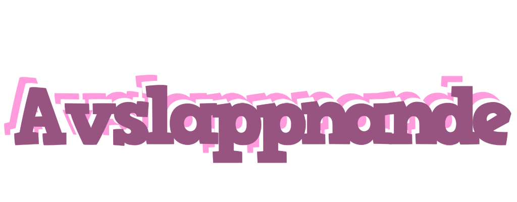 AVSLAPPNANDE logo effect. Colorful text effects in various flavors. Customize your own text here: https://www.textgiraffe.com/logos/relaxing/