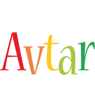 Avtar birthday logo