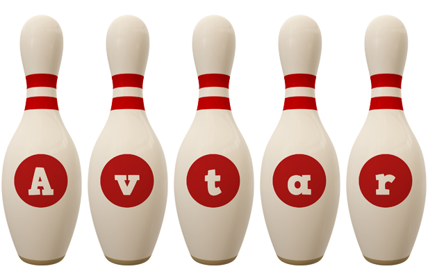 Avtar bowling-pin logo
