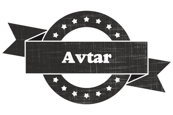 Avtar grunge logo